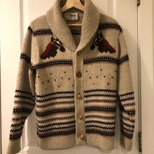VINTAGE horse sweater